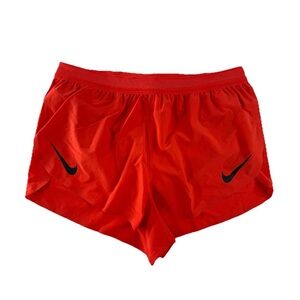 Mens Size M Nike AeroSwift 2” ADV Brief-Lined Racing Shorts Red FN3349-696